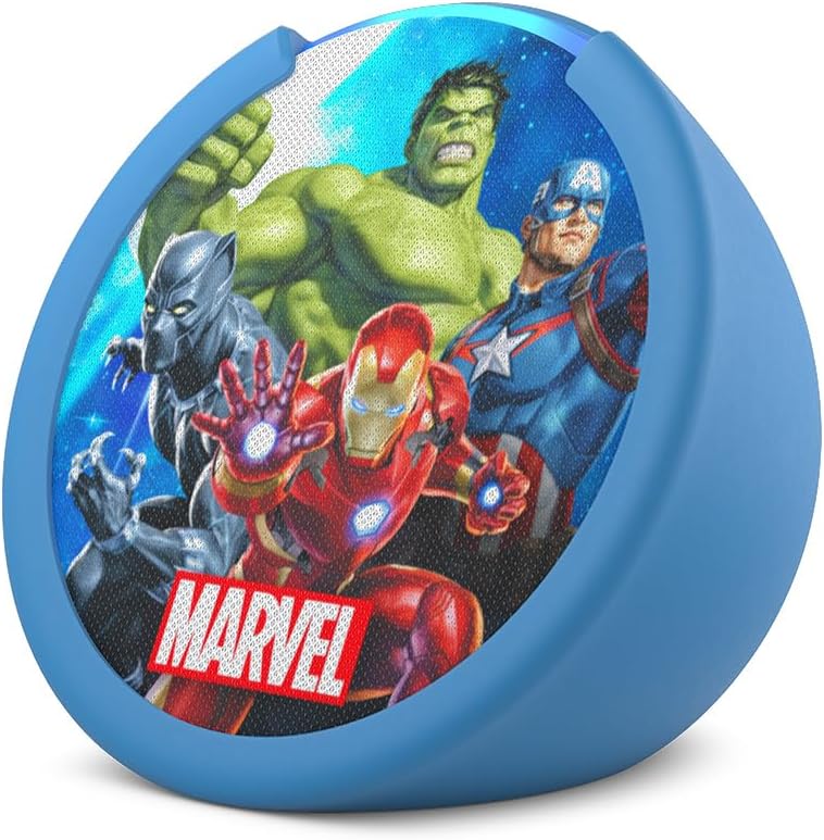 PARLANTE ECHO POP ALEXA KIDS MARVEL Y DISNEY