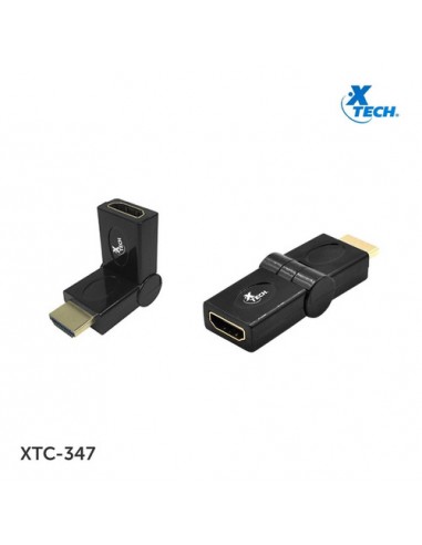 ADAPTADOR HDMI HEMBRA A HDMI MACHO XTC-347