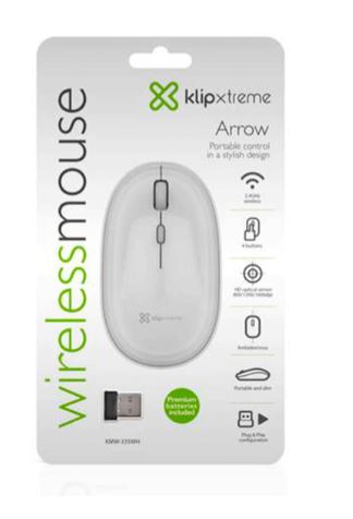 MOUSE INALAMBRICO KLIP XTREME KMW-335 WH