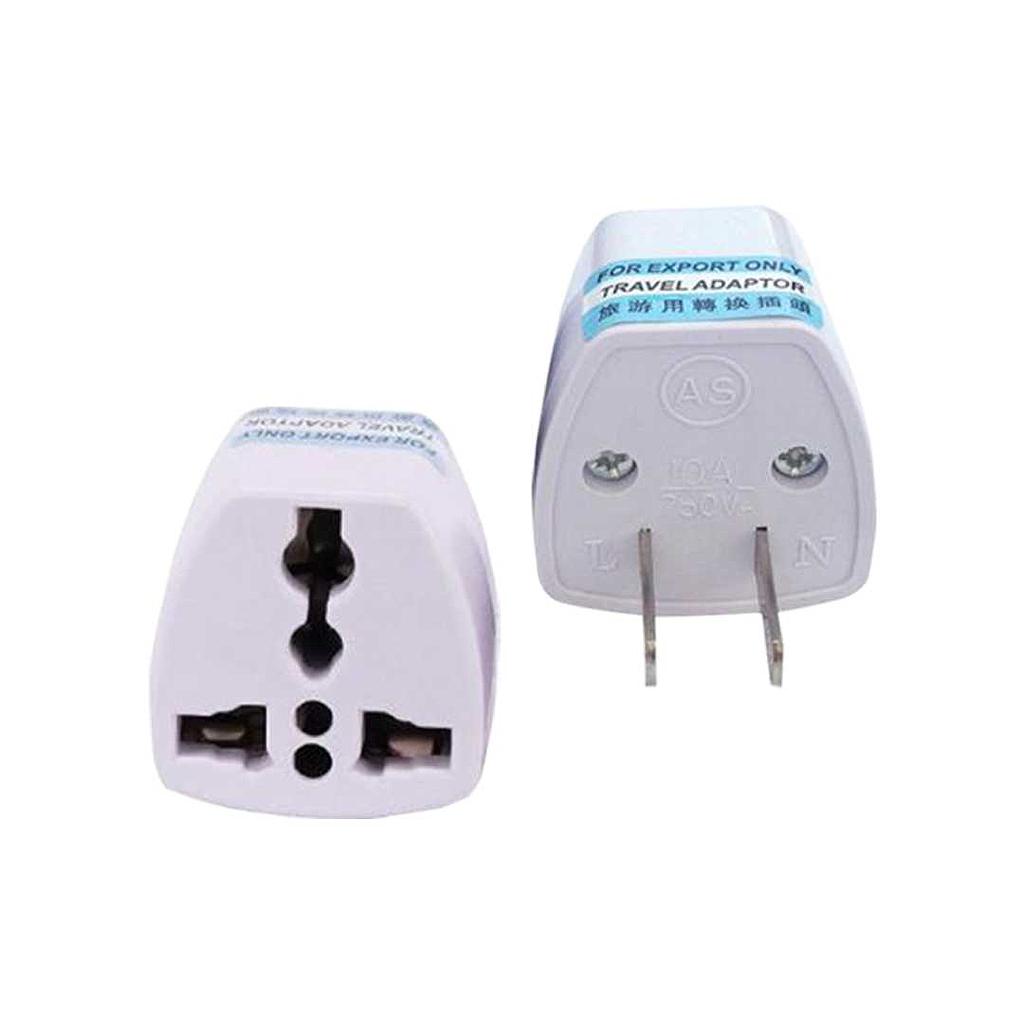 ADAPTADOR CORRIENTE PUNTA REDONDA 10A/250V