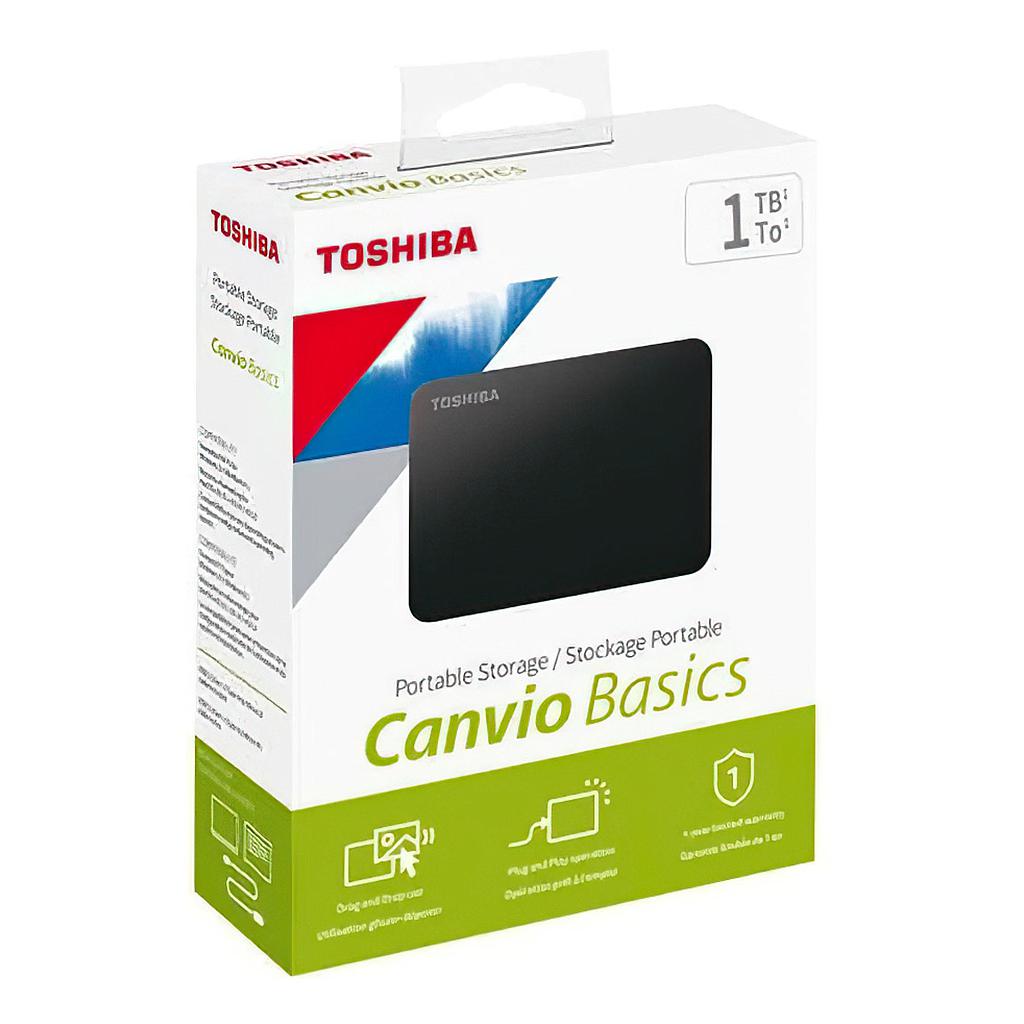 DISCO DURO EXTERNO TOSHIBA 1T CANVIO BASICS