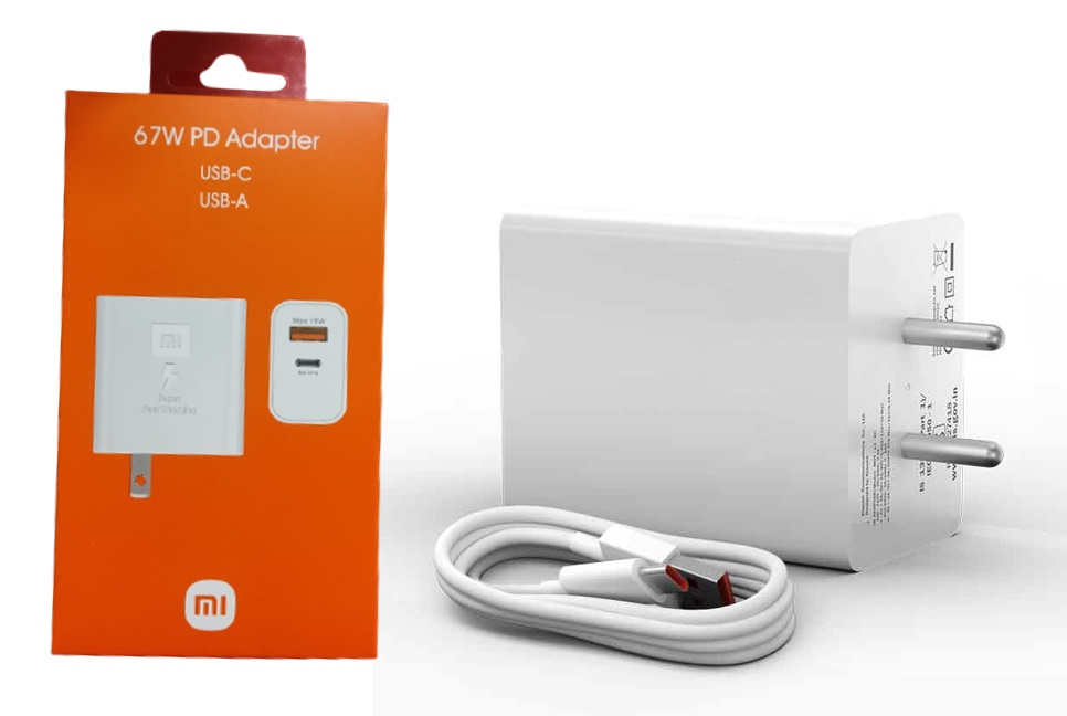 XIAOMI CARGADOR TIPO C 67W AAA