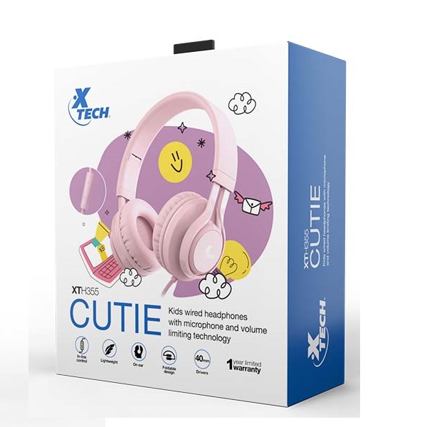 XTECH AUDIFONO ALAMBRICO CUTIE 