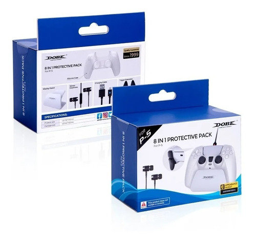 DOBE KIT 8 EN 1 PROTECTORES + CABLE
