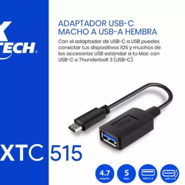 ADAPTADOR TIPO C A USB XTC-515