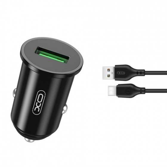 CARGADOR VEHICULAR XO-CC54 3.0 18W CABLE TIPO LIGHTNING
