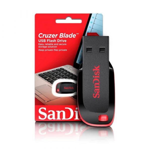 MEMORY FLASH SANDISK 64GB CRUZER BLADE