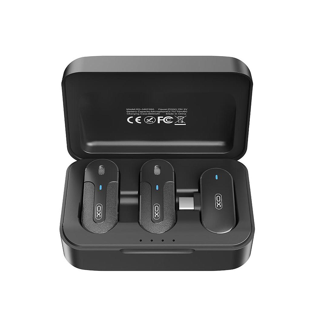 MICROFONO MULTIMEDIA INALAMBRICO XO-MKF09A TIPO C DOBLE