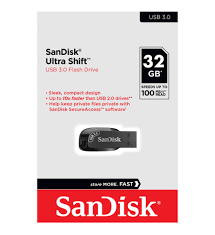 MEMORY FLASH SANDISK 32GB ULTRA SHIFT