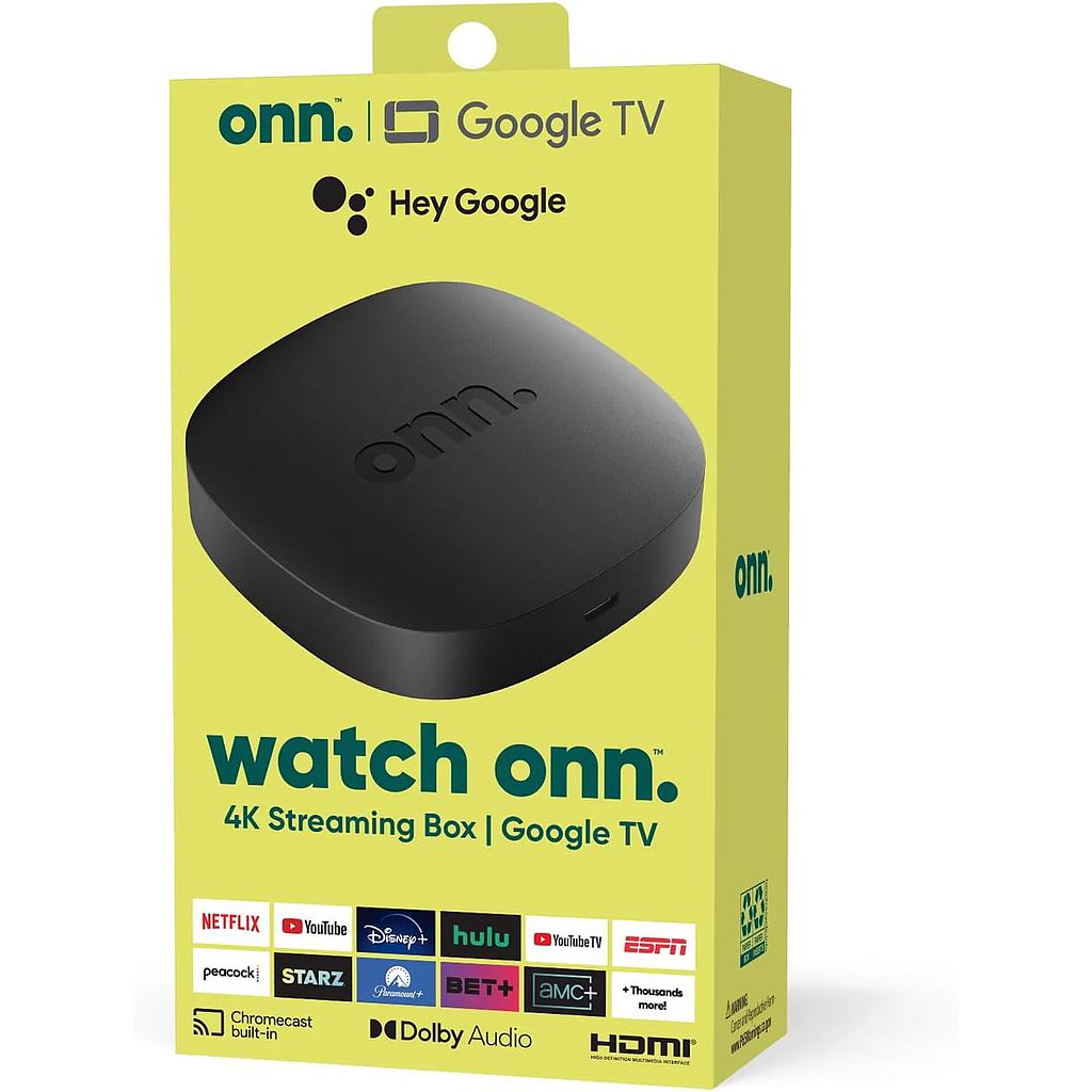 STREAMING BOX ONN GOOGLE TV 4K WIFI 5