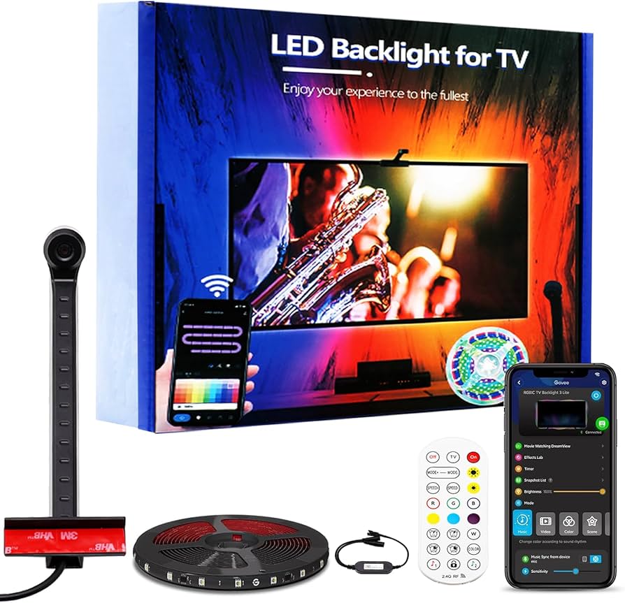 TIRA DE LUZ LED 3.8m BACKLIGHT TV + CAMARA
