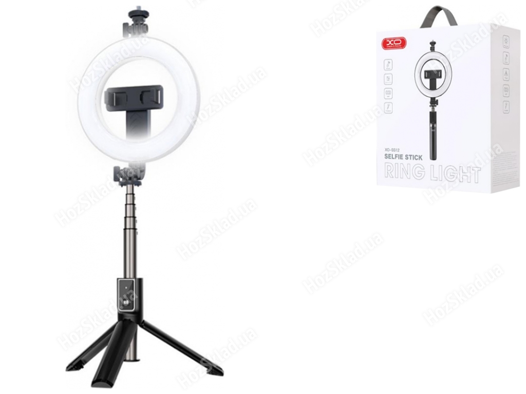 SELFIE STICK TRIPODE XO-SS12 CON ARO DE LUZ