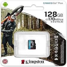 MICRO SD KINGSTON 128 GB CANVAS GO PLUS V30 