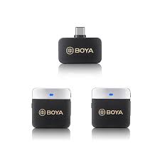 BOYA MICROFONO DOBLE INALAMBRICO LIGHTNING BY-M1V6