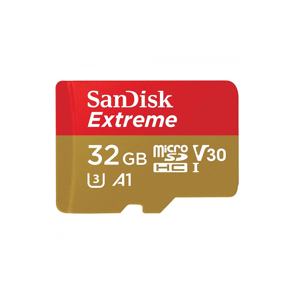 MICRO SD SANDISK XTREME 32GB C10/U3/V30 100mb/s