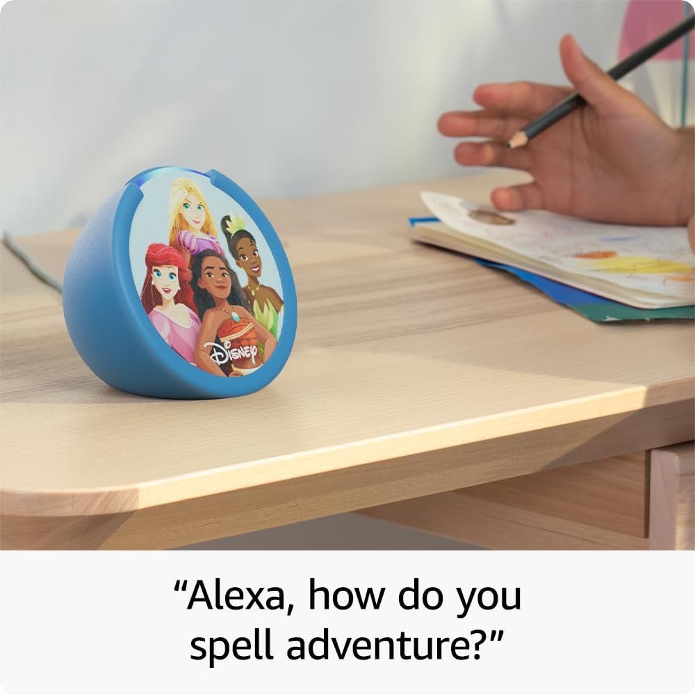 PARLANTE ECHO POP ALEXA KIDS MARVEL Y DISNEY