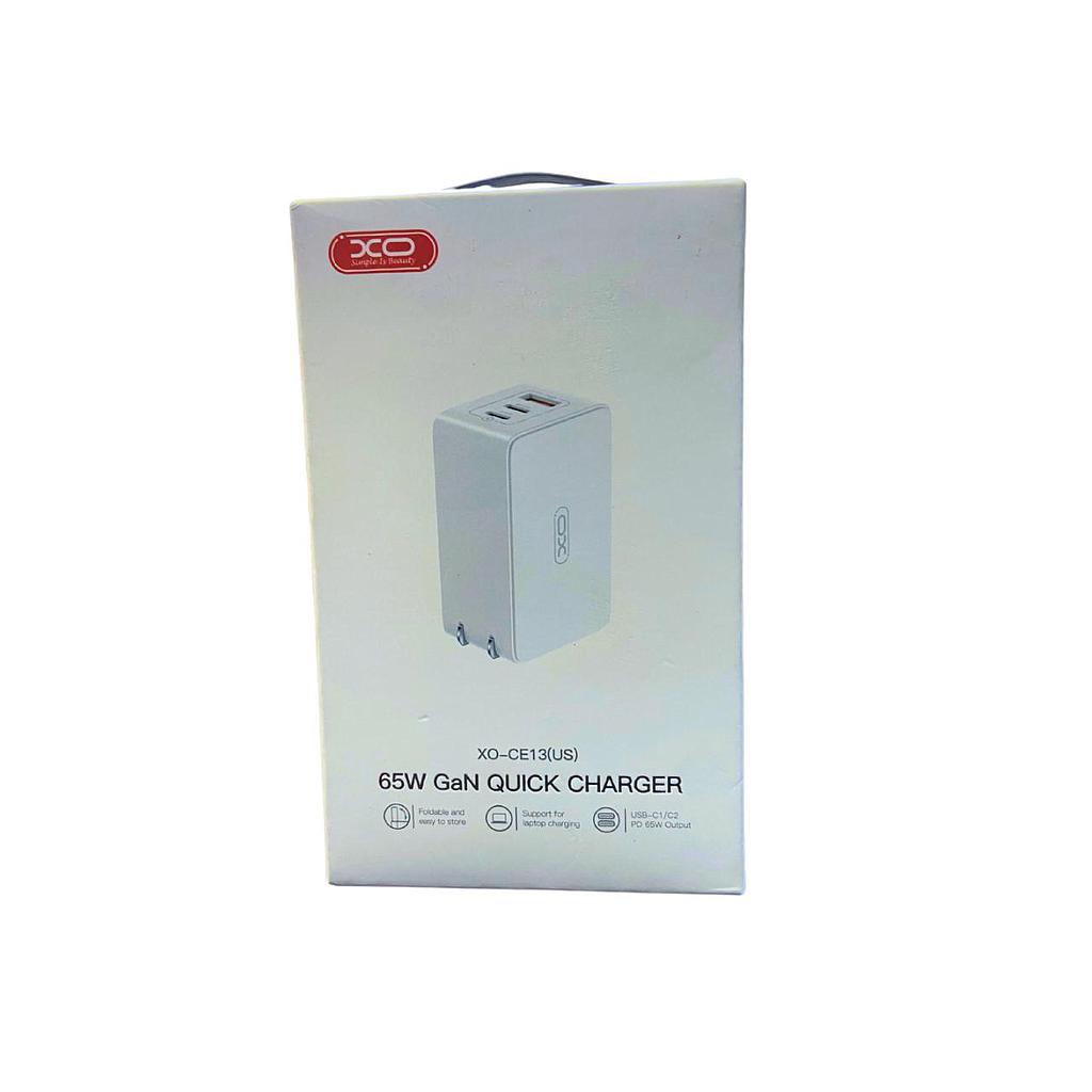 ADAPTADOR XO-CE13 65W GaN CARGA RAPIDA