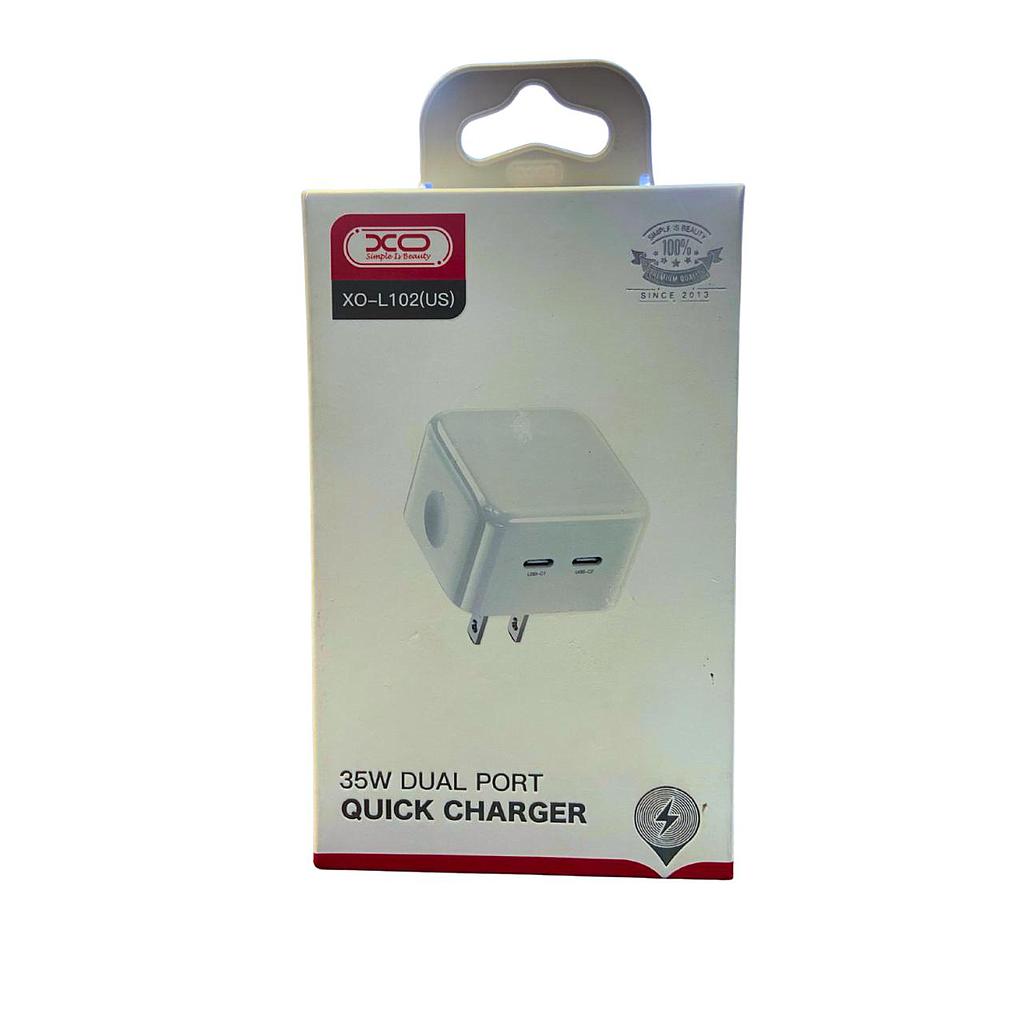 ADAPTADOR XO-L102 35W CARGA RAPIDA