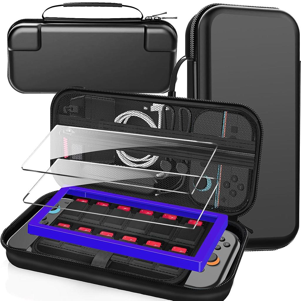 ESTUCHE NINTENDO SWITCH 2 CON ACCESORIOS