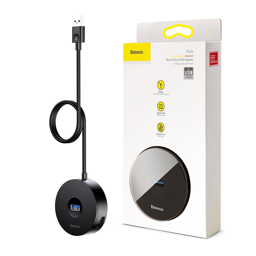BASEUS HUB ROUND BOX USB + CABLE 